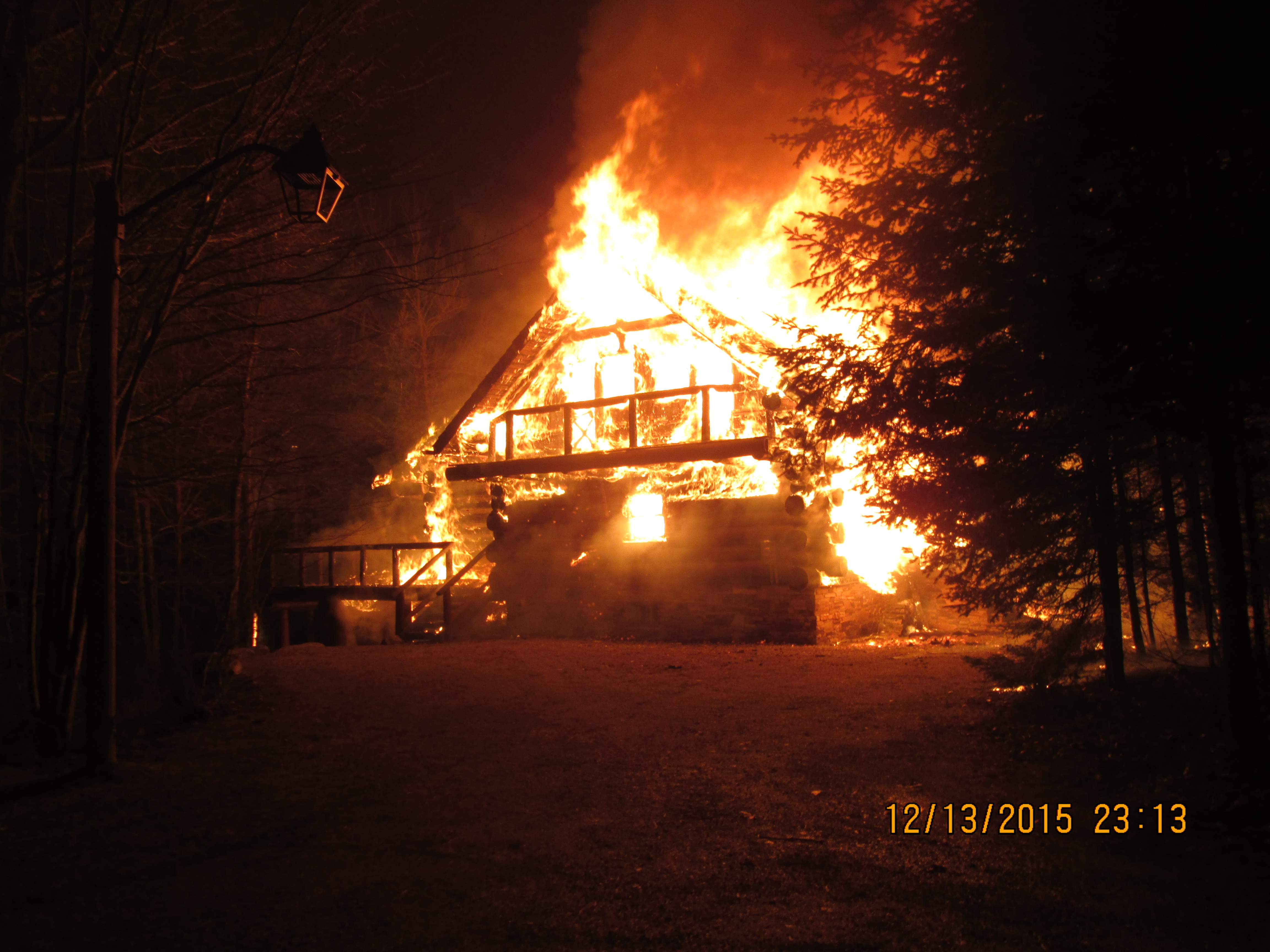 Fire Destroys Home