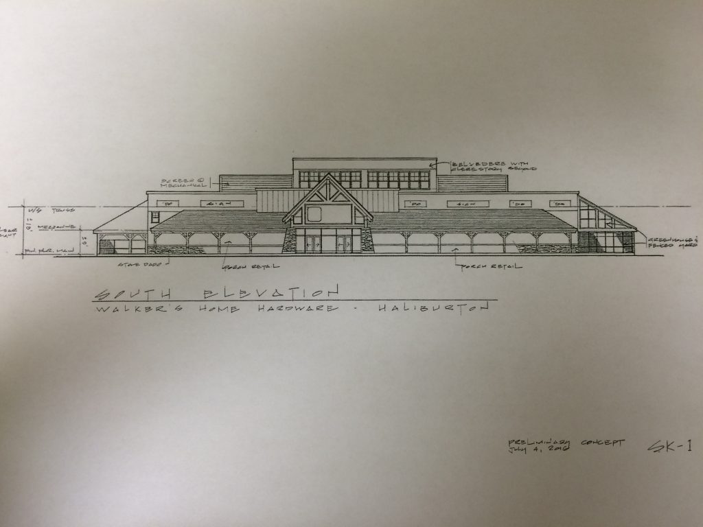 Plans released for a new Home Hardware store in Haliburton My