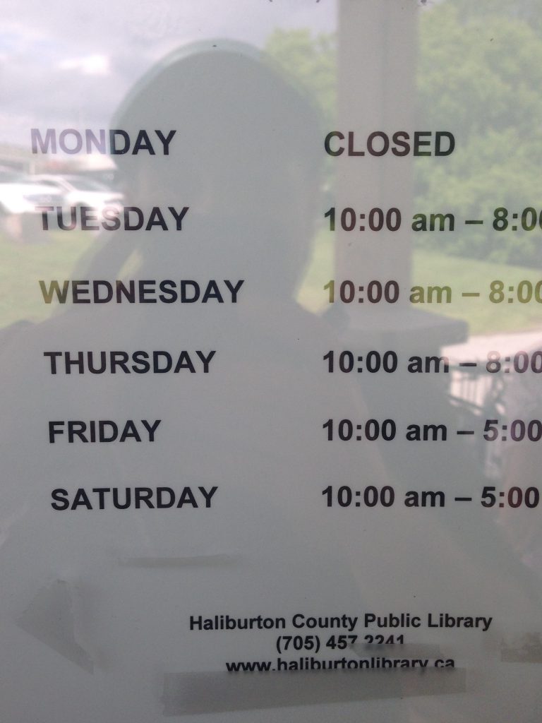 All municipal offices and libraries closed on Monday