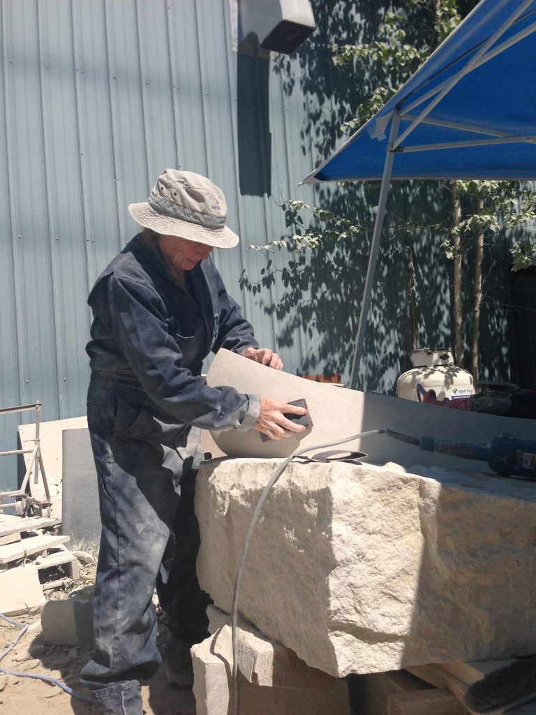After crafting one of the first three sculptures for the Haliburton Sculpture Forest, Mary Ellen Farrow is almost ready to add another