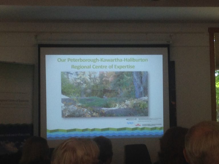 17 year old H.H.S.S. student and Eco Team supporting green initiatives in Haliburton County