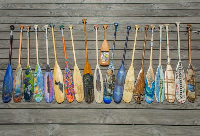 Decorate a paddle and support local arts