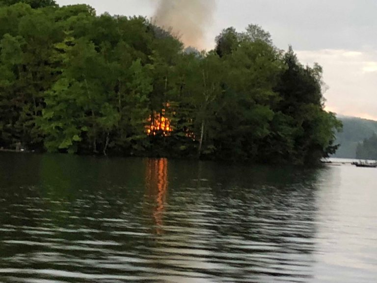 Fire on Hunter Island destroys cottage