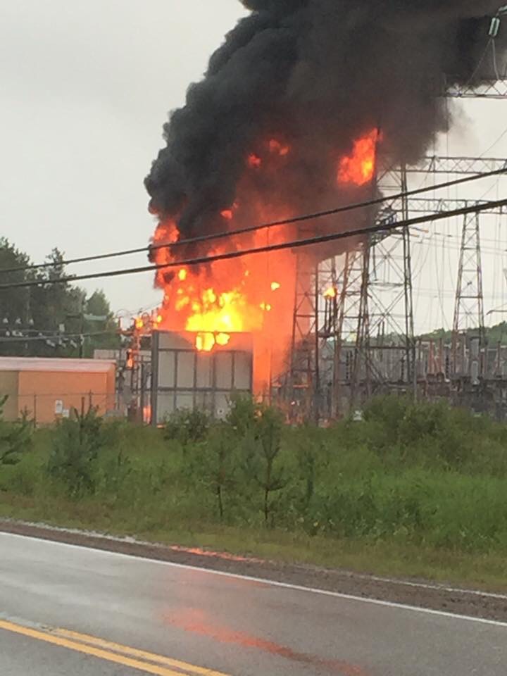 Fire at Substation Cuts Power to Thousands