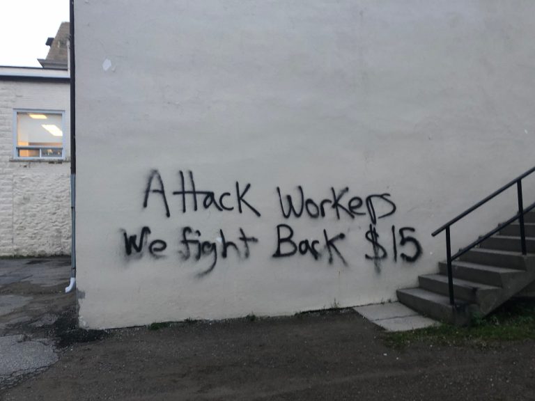 Office of MPP Laurie Scott Vandalized