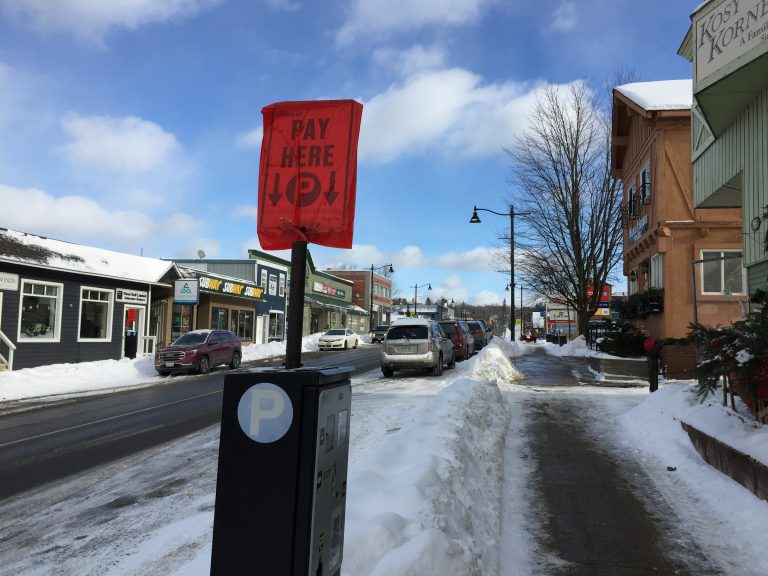 Dysart et al Reminding Drivers of Two-Hour Parking Limit in Haliburton Village