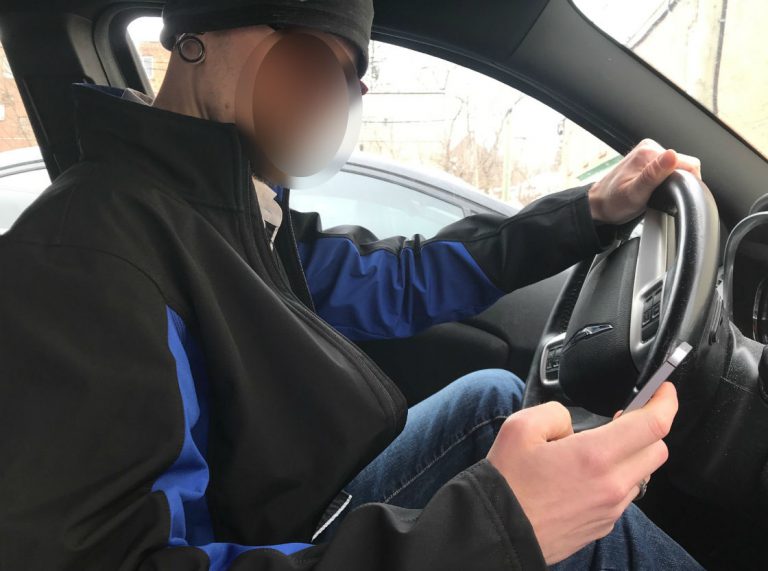 Four caught distracted driving over March Break