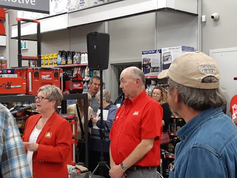 Walkers Home Hardware opens to a capacity crowd