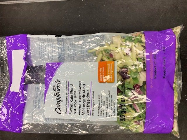 Compliments Sweet Kale Blend recalled due to listeria contamination