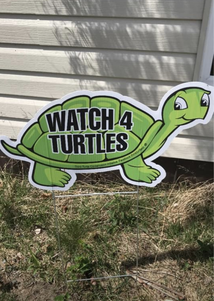 ‘Watch for Turtles’ signs are disappearing around the county