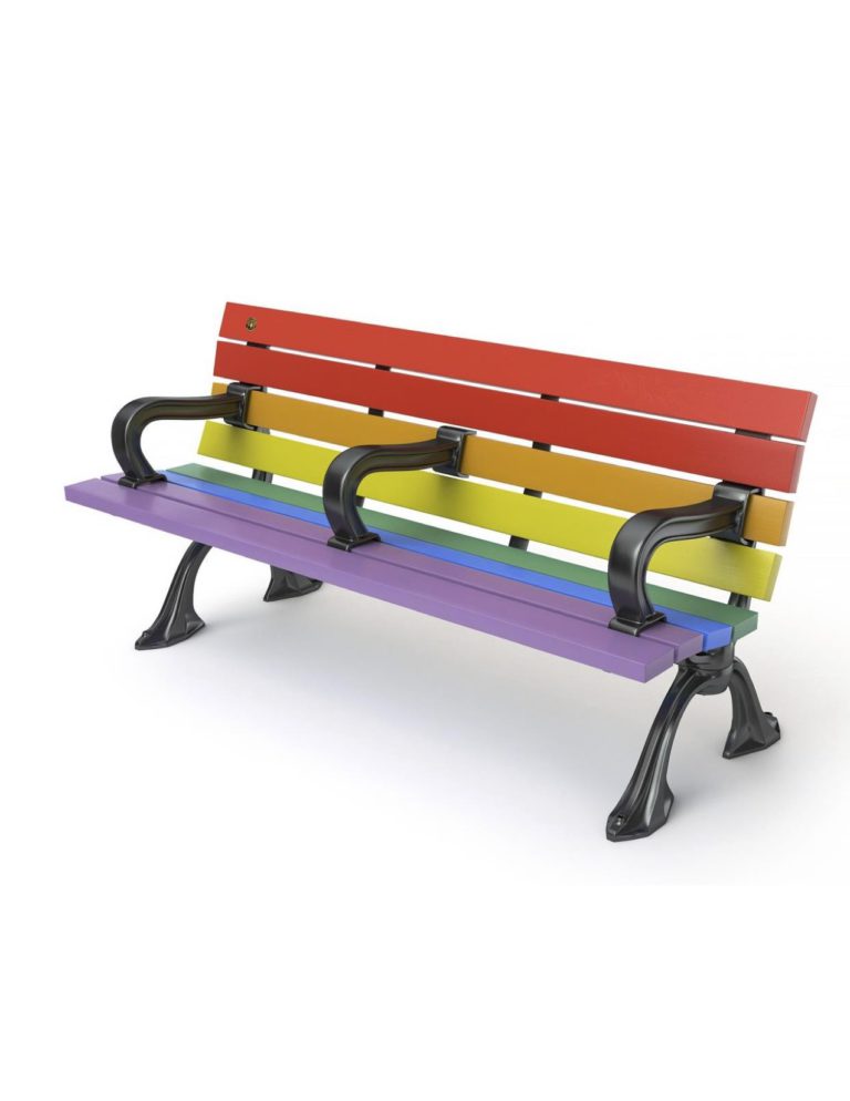 Minden Pride wants to put a beautiful “rainbow bench” on Minden’s Riverwalk