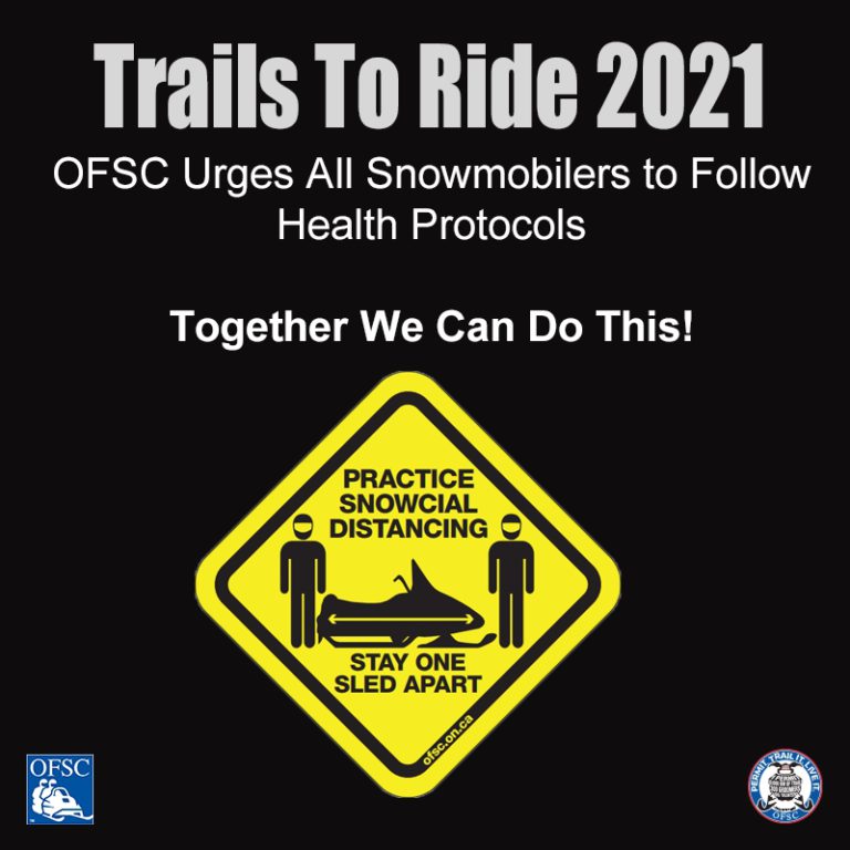 OFSC supports health unit’s temporary closure of snowmobile trails