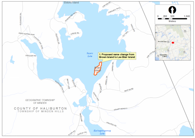 Province looking for input on naming Minden-located island “Lee Blair Island”