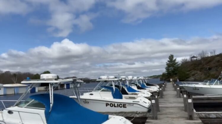 Town of Gravenhurst and OPP continuing training partnership at Muskoka Wharf