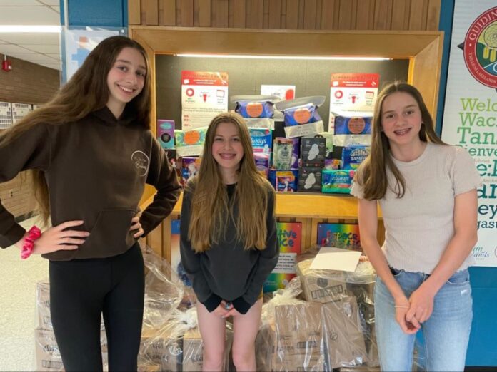 Schools with Trillium Lakelands District School Board collect thousands of feminine hygiene products