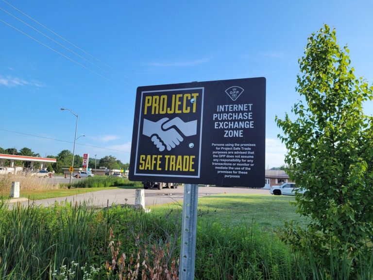 Safe exchange zone created at Haliburton Highlands OPP detachment