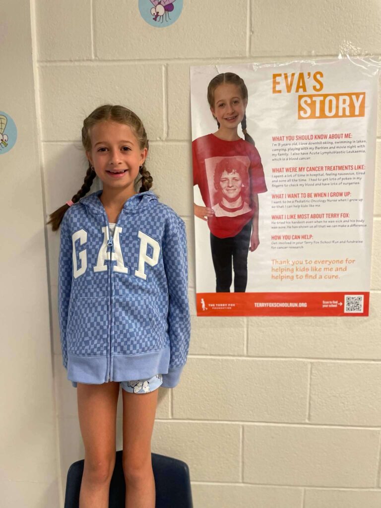 Local student face of Terry Fox School Runs nationwide